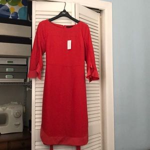 Coral banana republic dress. New with tags